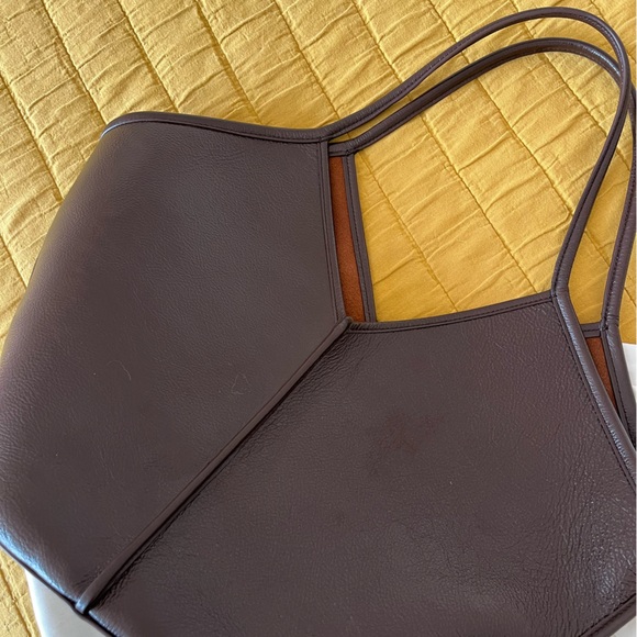 Hereu Calella Distressed leather tote bag - Picture 2 of 5